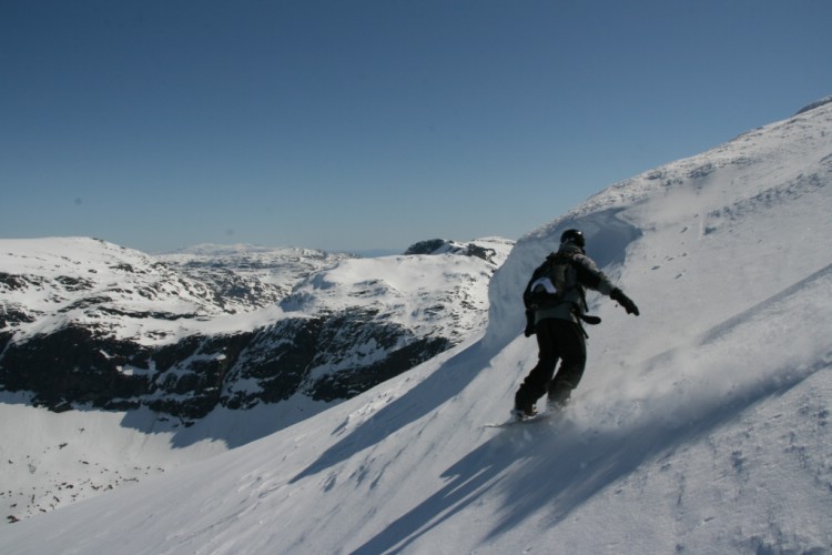 Heliski Riksgränsen 17 maj 2009. Foto: Andreas Bengtsson